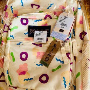 NWT Jansport Large Back Pack Multi Color